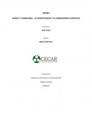 CIENCIA Y TECNOLOGIA – LA INVESTIGACION Y EL CONOCIMIENTO CIENTIFICO