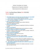 Administración de las operaciones