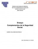 Complementos de la Seguridad Social