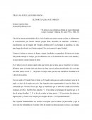 TRAS LAS HUELLAS DE MIS PASOS ELEVAR EL ALMA A SU ORIGEN