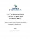 ‟Análisis de los procesos internos de la empresa Goya Neumáticos y su incidencia en la calidad del servicio”