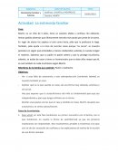 Actividad: La entrevista familiar Caso