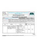 PROGRAMA DE CAPACITACION. EMPRESA: INDUSTRIA DE LA CONSTRUCCION & PROYECTO VIAL