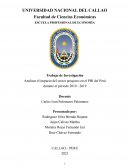 Analizar el impacto del sector pesquero en el PBI del Perú durante el periodo 2010 - 2019