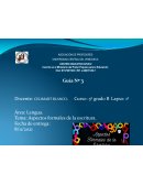 Aspectos formales de la escritura