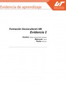 Formación Sociocultural I-MI