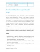 Foro: Autoridad o tolerancia, ¿dónde está el límite?