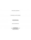 Cuadro diagnóstico: proyecto de investigación. Programa de Química