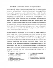 La auditoría gubernamental, un enlace con la gestión publica. Página 2
