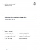 Trabajo Grupal, Técnicas para la gestión de la calidad