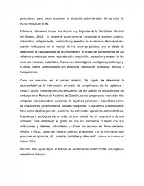 La auditoría gubernamental, un enlace con la gestión publica. Página 5