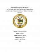 Expresion Corporal ensayo