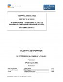 Planta de relleno en pasta