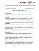 CALIDAD DE SERVICIO