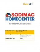 ANALISIS DE RATIOS SODIMAC S.A