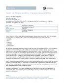 Taller de Negociación y manejo de conflictos