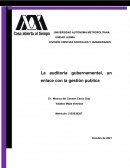 La auditoría gubernamental, un enlace con la gestión publica