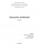 Educacion ambiental.Objetivo Fundamental de la EA según la UNESCO