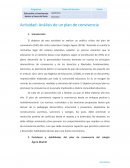 Análisis de un plan de convivencia