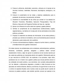 La auditoría gubernamental, un enlace con la gestión publica. Página 6