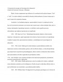 Evolución del concepto de Psicología de la Educación