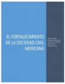 El fortalecimiento de la sociedad civil en mexico