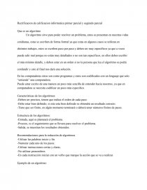 Rectificacion de calificacion informatica primer parcial y segúndo parcial. Página 1