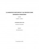 Diagnóstico Participativo y sus procesos como experiencia comunitaria