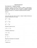 Desarrollo ejercicios B. Tipo de ejercicios 1 – Integrales inmediatas