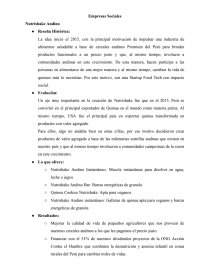 EMPRESAS SOCIALES PERU. Página 1