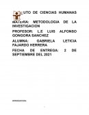 ENSAYO METODOLOGIA DE LA INVESTIGACION