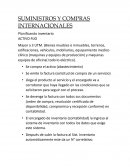 SUMINISTROS Y COMPRAS INTERNACIONALES