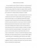 Objeto de estudio de la sociología