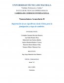 Nomenclatura arancelaria y el agrodrone: Análisis de su posición arancelaria