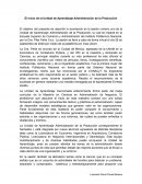 El inicio de la Unidad de Aprendizaje Administración de la Producción