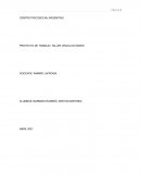 PROYECTO DE TRABAJO: TALLER VINCULOS SANOS