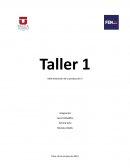 Taller 1 Administración de la producción II