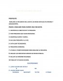 ANALIZAR LA INFLUENCIA DEL USO DE LAS REDES SOCIALES EN JOVENES Y ADOLESCENTES