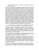 Relación entre el proceso de investigación de mercados y el diseño de procesos operativo