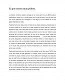 Es que somos muy pobres