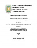 TRABAJO FINAL MANUAL DE ORGANIZACIÓN