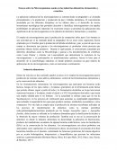 Ensayo sobre los Microorganismos usados en las industrias alimenticia, farmacéutica y cosmética