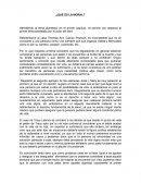 ¿Qué es la moral?