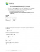 APLICACIÓN DE ECUACIONES DIFERENCIALES EN LA ECONOMÍA