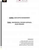 DESPERDICIOS, PECADOS CAPITALES, VALOR AÑADIDO