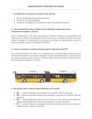ORGANIZACIÓN DEL TRANSPORTE DE VIAJEROS