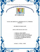 JUEGO, DESARROLLO Y APRENDIZAJE EN LA PRIMERA INFANCIA