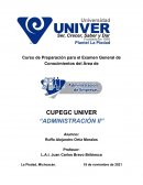 Administracion II cuestionario