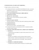 FUNDAMENTOS DE LA PLANIFICACIÓN TERRITORIAL