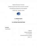 El Presupuesto y el Sistema Presupuestario